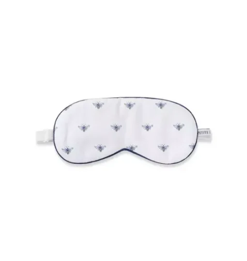 Adult's Twill Sleep Mask in Buzzing Bees