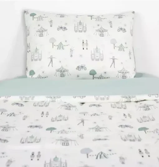 Adventures in Wonderland Twin Set - Aqua