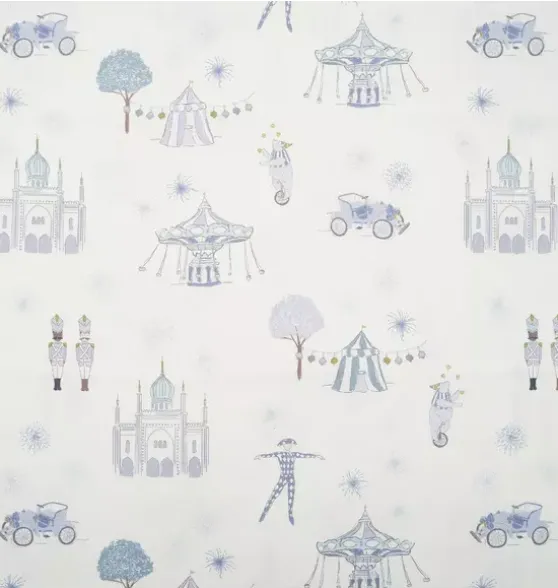 Adventures in Wonderland Swaddle - Aqua