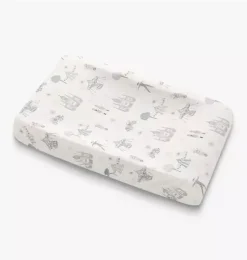 Adventures in Wonderland Changing Pad Cover - Aqua