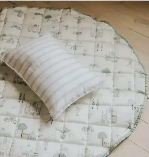 Adventures in Wonderland Play Mat - Aqua