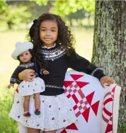 American Girl® x Janie and Jack Holiday Rose Skirt
