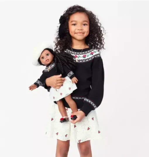 American Girl® x Janie and Jack Holiday Rose Skirt