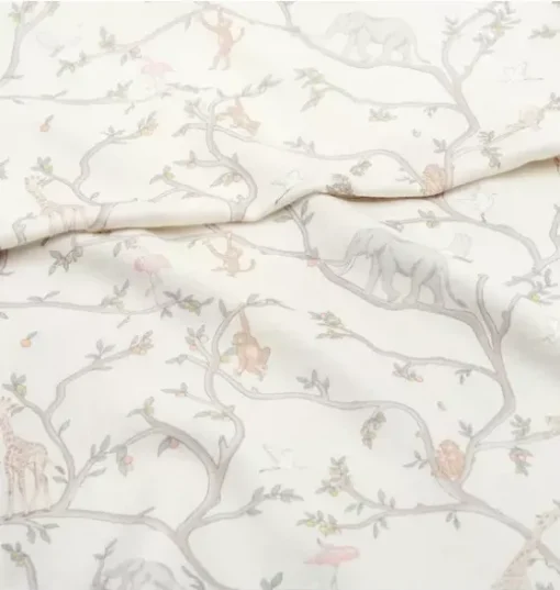 Animal Parade Swaddle - Ivory