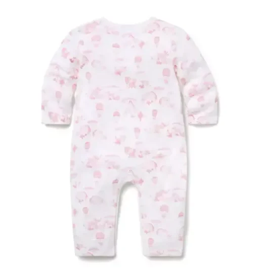 Baby Animal Friends Toile Wrap One-Piece