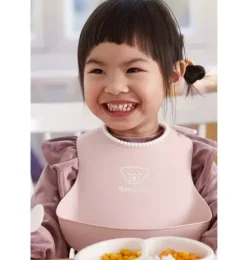 Baby Bib 2-Pack, Green / Pink