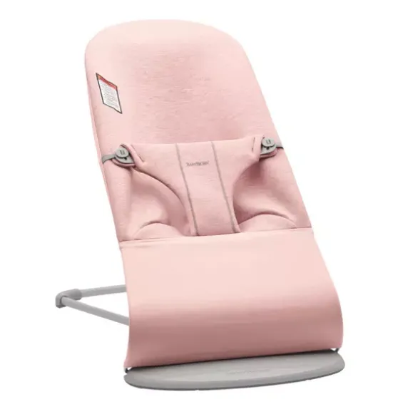 Baby Bouncer Bliss, 3D Jersey, Light Pink