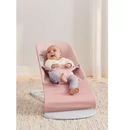 Baby Bouncer Bliss, 3D Jersey, Light Pink