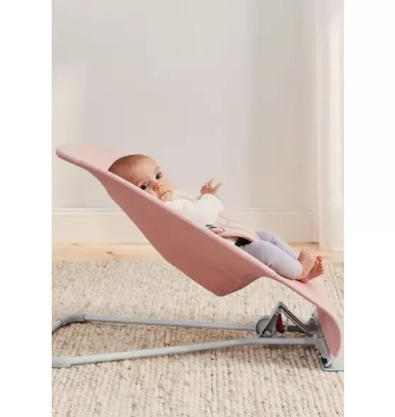 Baby Bouncer Bliss, 3D Jersey, Light Pink