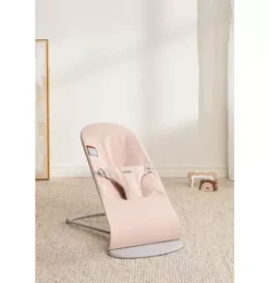 Baby Bouncer Bliss, Woven, Light Pink Melange