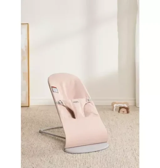 Baby Bouncer Bliss, Woven, Light Pink Melange