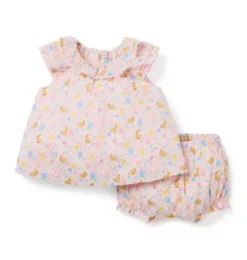 Baby Bunny Floral Matching Set