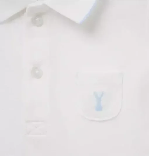 Baby Bunny Pique Polo Bodysuit