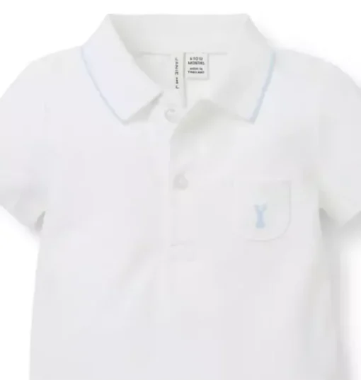 Baby Bunny Pique Polo Bodysuit
