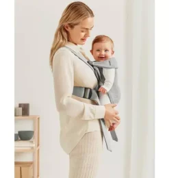 Baby Carrier Mini, 3D Jersey, Light Gray