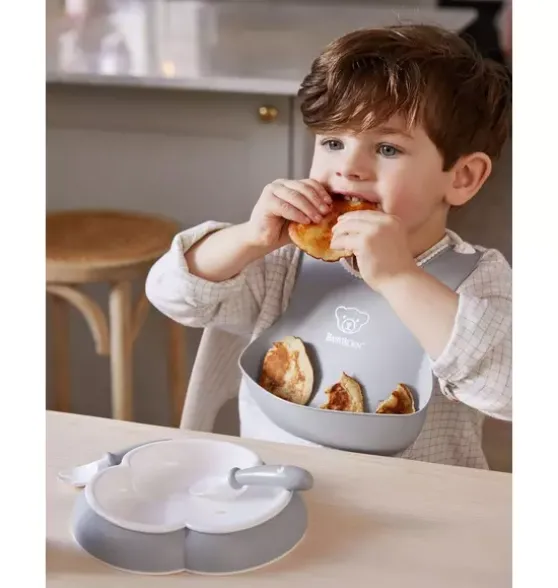 Baby Dinner Set, Gray