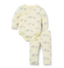 Baby Elephant Wrap Matching Set