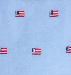 Baby Embroidered Flag Oxford Overall