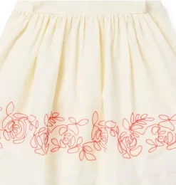 Baby Embroidered Floral Border Dress