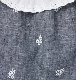 Baby Floral Linen-Cotton Matching Set