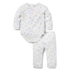 Baby Floral Pointelle Wrap Matching Set