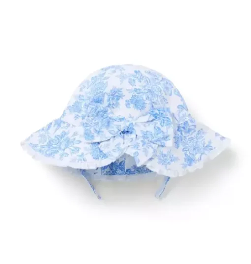 Baby Floral Ruffle Sun Hat