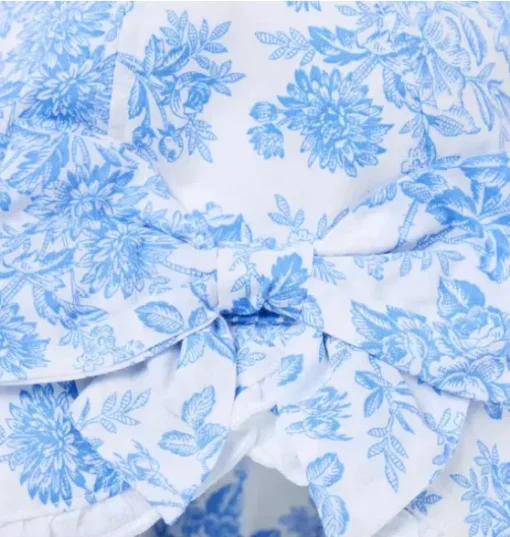 Baby Floral Ruffle Sun Hat