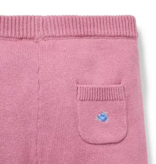 Baby Flower Pocket Sweater Pant