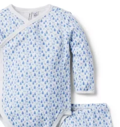 Baby Forest Friends Wrap Matching Set