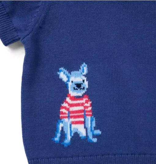 Baby French Bulldog Sweater Matching Set