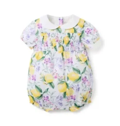 Baby Lemon Floral Romper