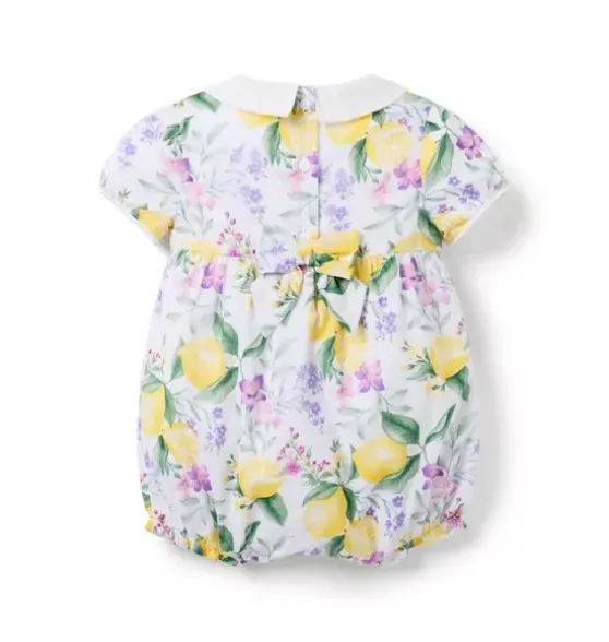 Baby Lemon Floral Romper