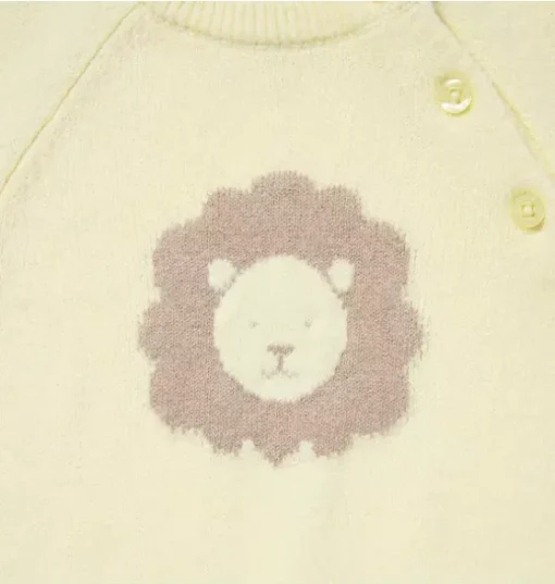 Baby Lion Knit One-Piece