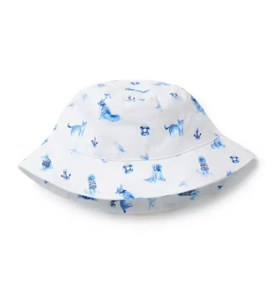 Baby Nautical Dog Bucket Hat