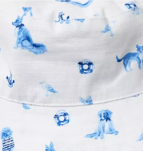 Baby Nautical Dog Bucket Hat