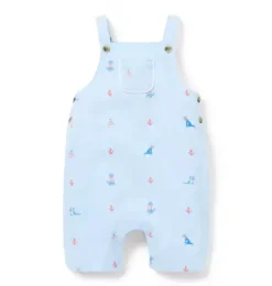 Baby Nautical Dog Overall