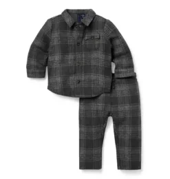 Baby Plaid Matching Set