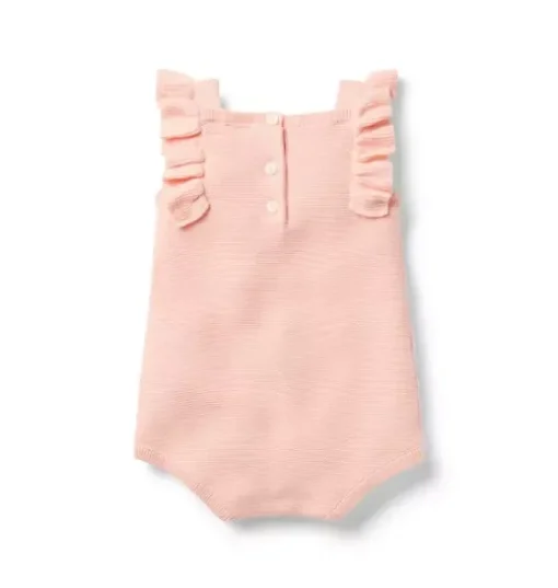 Baby Pointelle Ruffle Romper