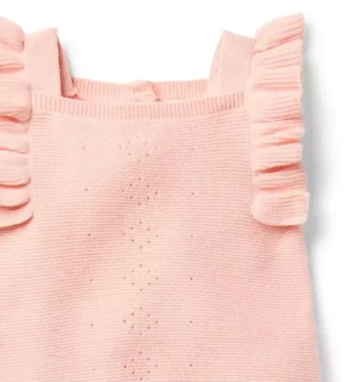 Baby Pointelle Ruffle Romper
