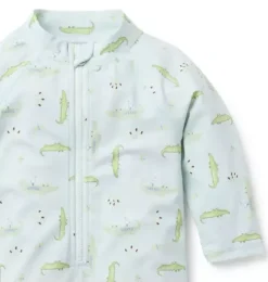 Baby Recycled Alligator Rash Guard Swimsuit