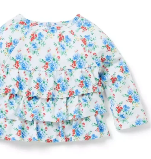 Baby Recycled Floral Rash Guard 2-Piece Swimsuit