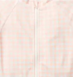 Baby Recycled Gingham Rash Guard Swimsuit