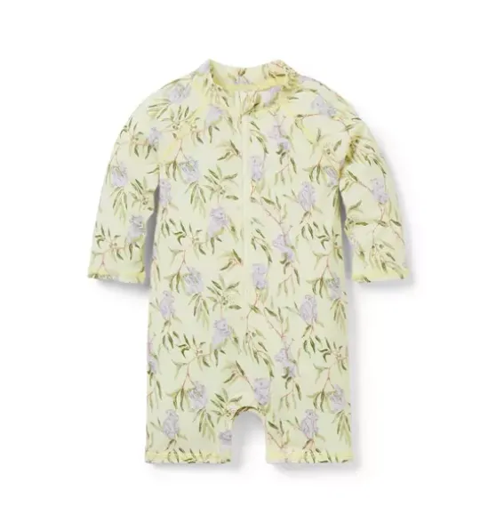 Baby Recycled Koala Rash Guard Swimsuit