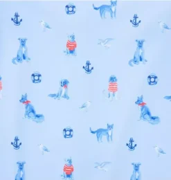 Baby Recycled Nautical Dog Rash Guard Swimsuit