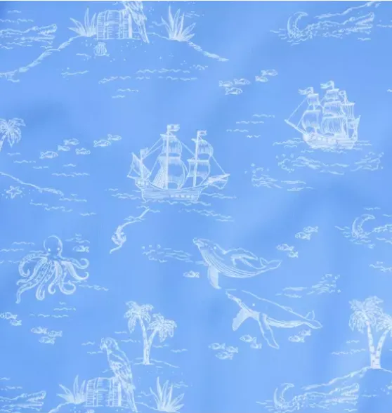 Baby Recycled Nautical Toile Rash Guard Swimsuit