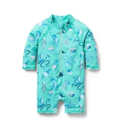 Baby Recycled Sea Friends Rash Guard Swimsuit
