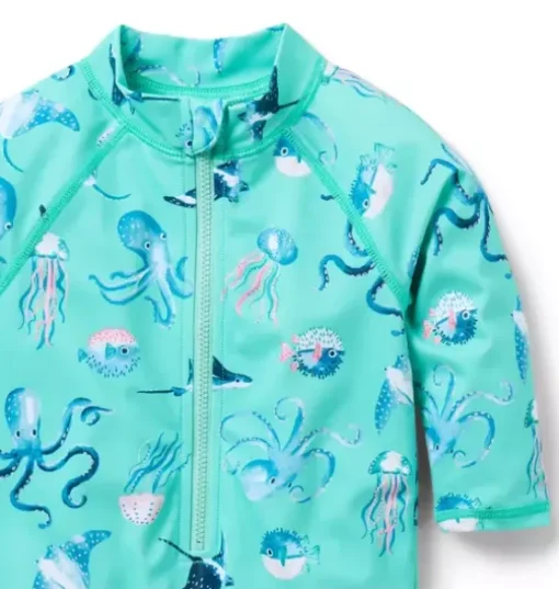 Baby Recycled Sea Friends Rash Guard Swimsuit