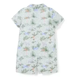 Baby Safari Toile Romper