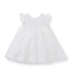 Baby Smocked Sateen Dress