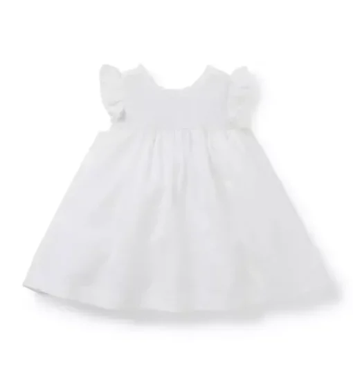 Baby Smocked Sateen Dress